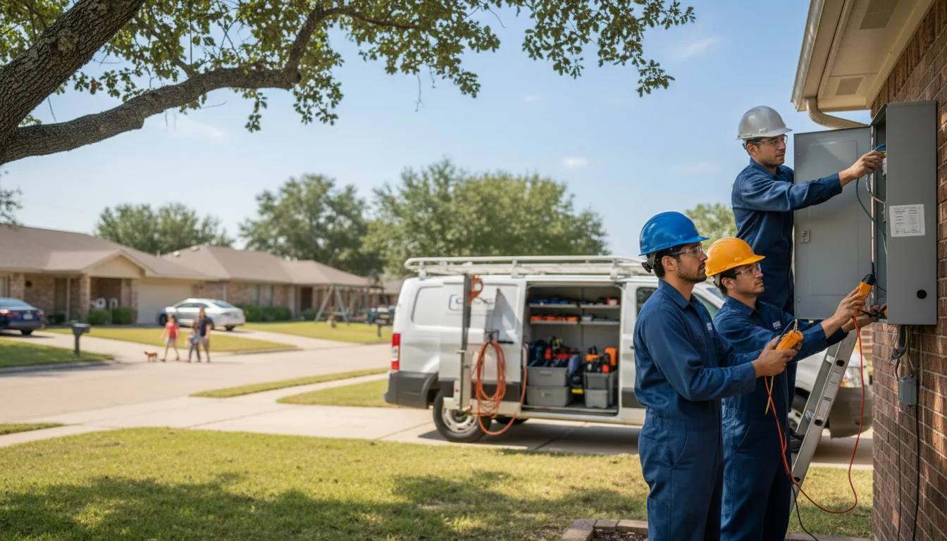 Certified electrician providing emergency electrical services in Lafayette Hill, PA